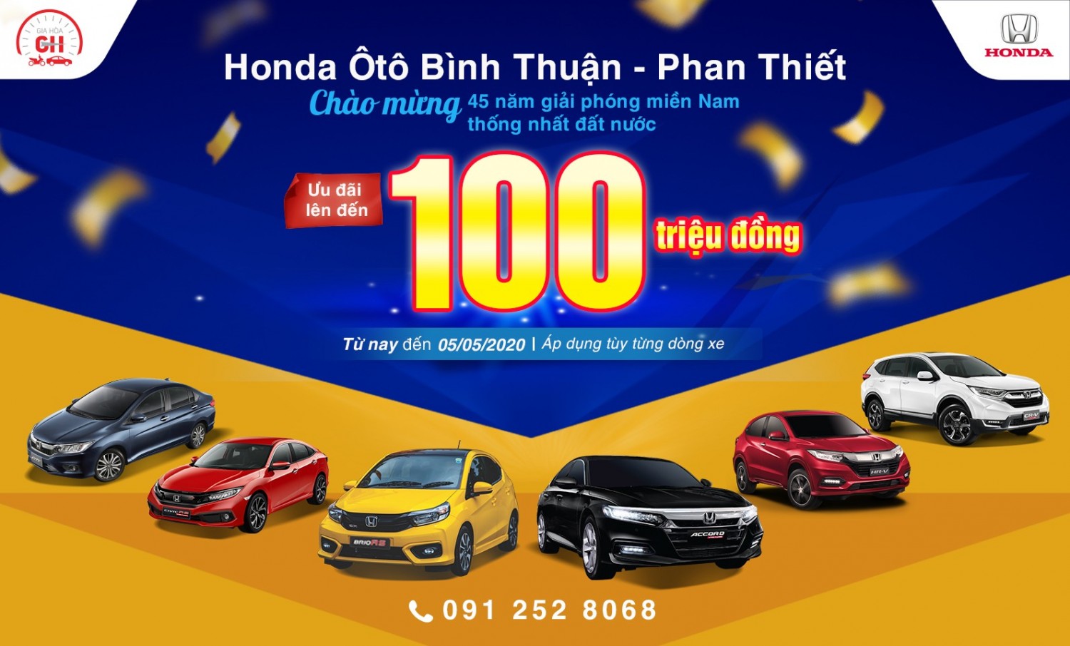 Ưu đãi lên đến 100 triệu nhân dịp 30/4 ngày Giải phóng Miền Nam